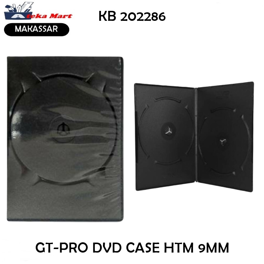 GT-PRO DVD CASE 2 CD hitam