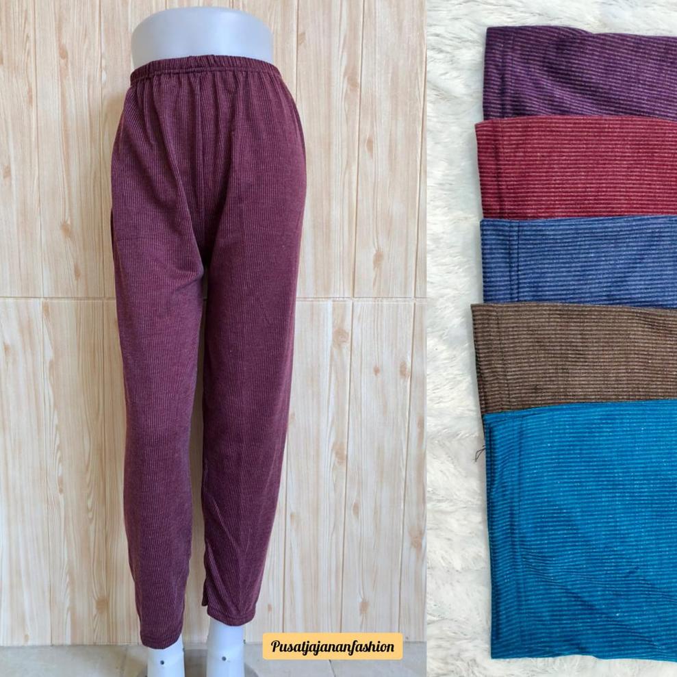 READY STOCK B30 Legging TERESA Babat Panjang Wanita Inner Gamis Celamis Salur Babat Murah Dalaman Ro