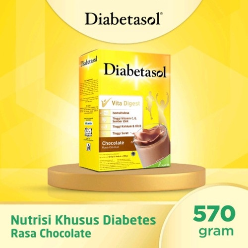 Diabetasol  Vanila/ Coklat/ Capucino 570gr