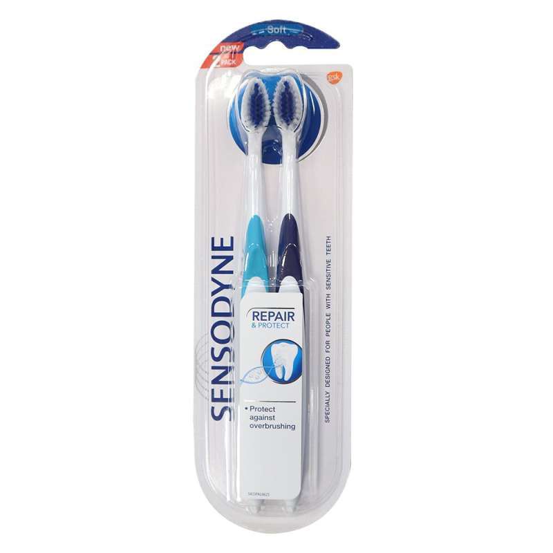 SENSODYNE SIKAT GIGI REPAIR &amp; PROTECT 2PCS EXTRA SOFT