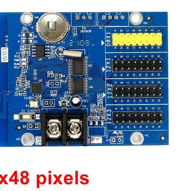 ❁ Controller Huidu HD-W03 W03 Wifi Panel Modul LED P10 P4.75 P7.62 Running Text HD-W00 W00 HD-W60 W6