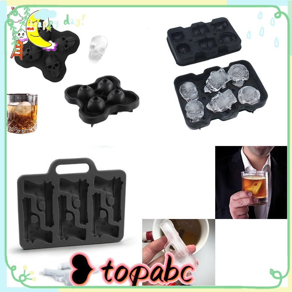 Top Skull Hadiah Natal Minuman Keras Es Batu tray Popsicle DIY Reusable P istol