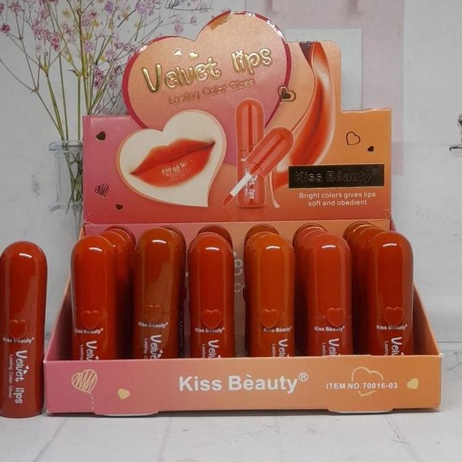 ✪ [LUSINAN] LIPGLOSS KISS BEAUTY SWEET KISS VELVET 3D ✬