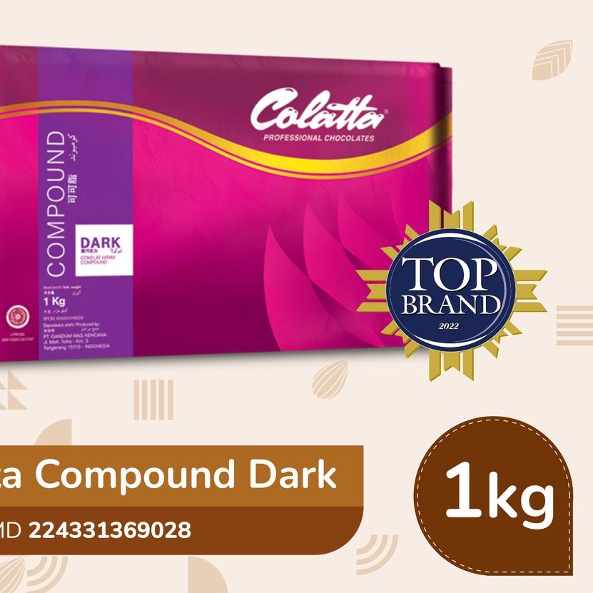 

۝ Colatta Compound Chocolate Dark - Coklat Batang 1Kg ✫