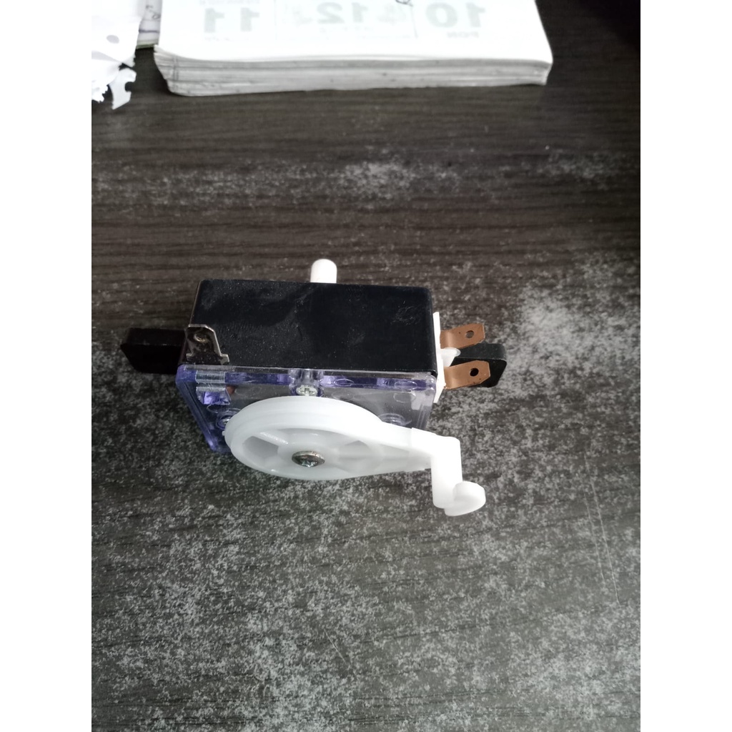 Switch Pembuangan Air Mesin Cuci Drain Valve Lever Selector Knop Tuas Tombol merk Sanyo Aqua Hitam 2