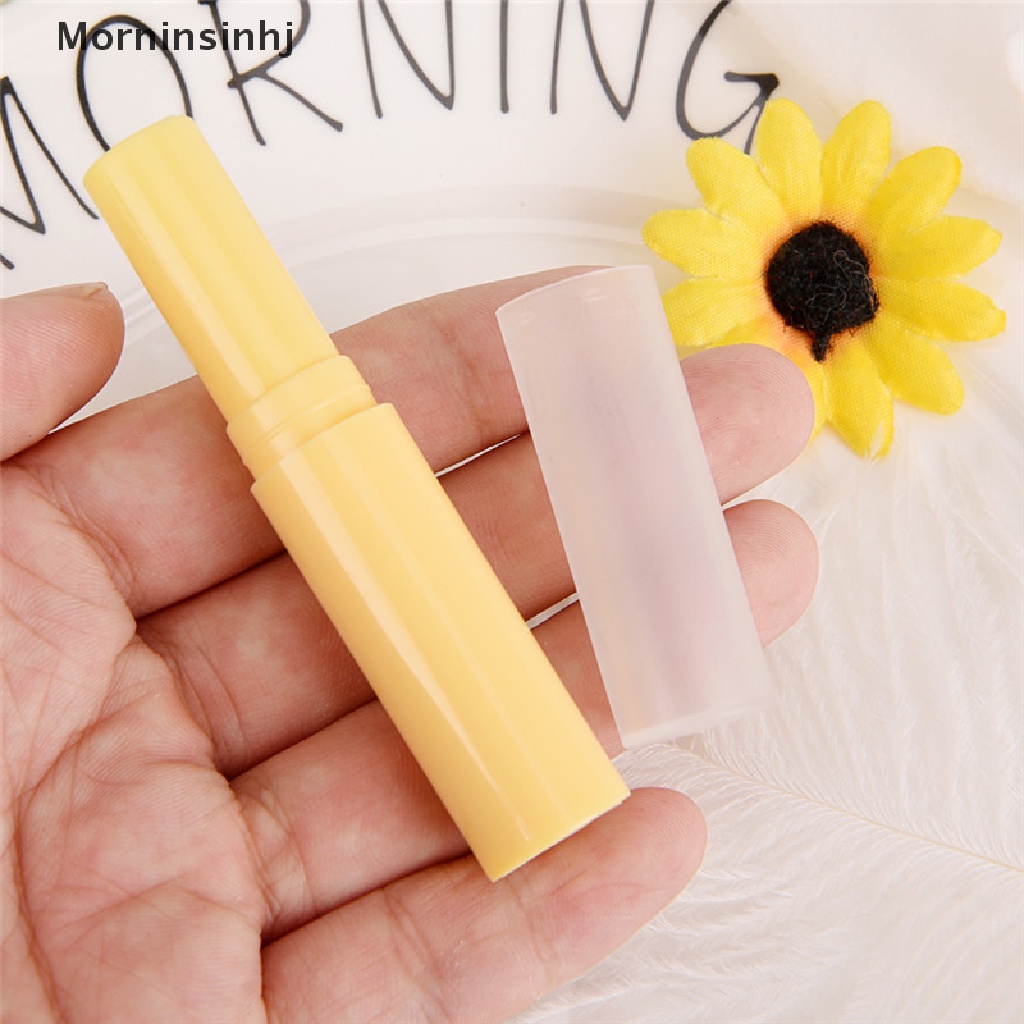 Mornin 10Pcs Tabung Bibir Kosong Wadah Lip Balm Plastik Lip Gloss Sub-Botol id