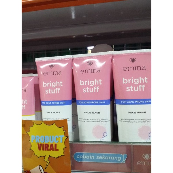 EMINA FACE WASH BRIGHT STUF 100ml