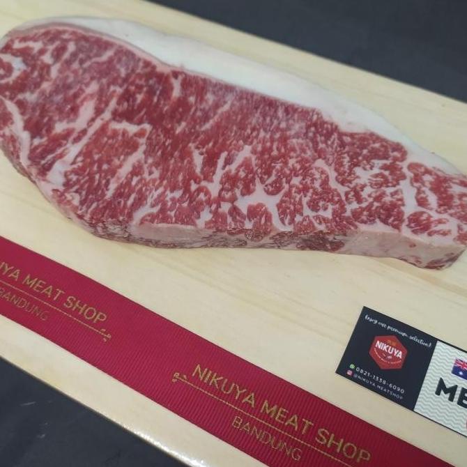 

TERBARU WAGYU SIRLOIN MB9 400 GR - DAGING SAPI AUS STEAK STEIK IMPOR H65464UJ
