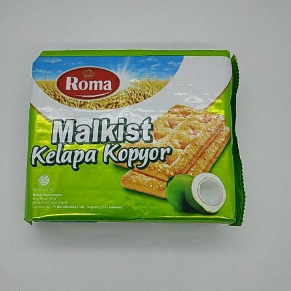 

D39 Roma Malkist Kelapa Kopyor 200gr barcode 8996001312353 TERPOPULER せ