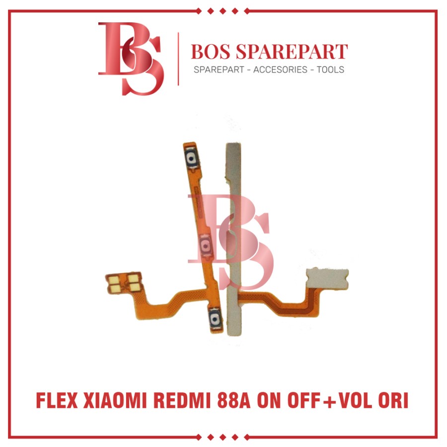 FLEXIBEL XIAOMI REDMI 8 / 8A ON OFF + VOLUME ORI