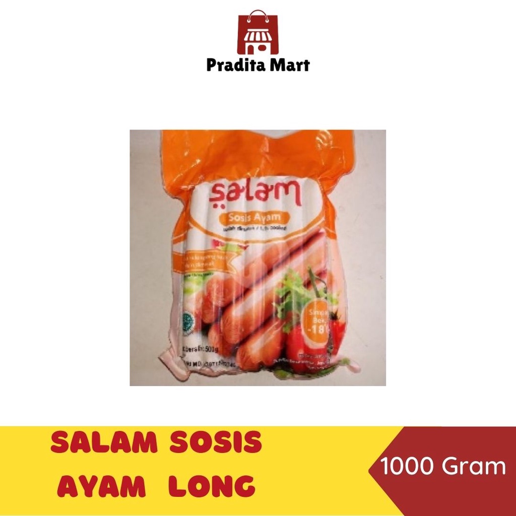 

Salam Sosis Ayam 1,000 gr Long