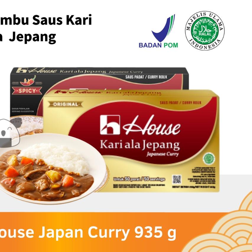 

➹ HOUSE Japan Curry Kare Jepang 50 Porsi Halal │ Bumbu Kuah Kari Nasi ✬