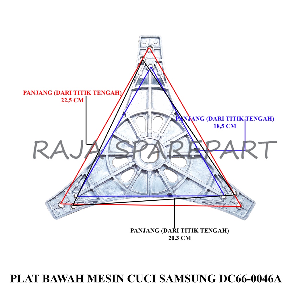 Plat Bawah Mesin Cuci Samsung DC66-0046A