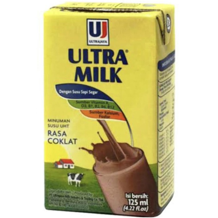 

[ COD ] Susu Ultra 125ml - coklat