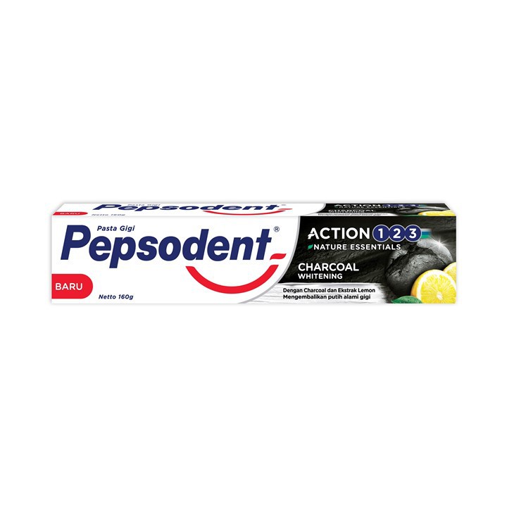 PEPSODENT ACTION 123 CHARCOAL 160gr