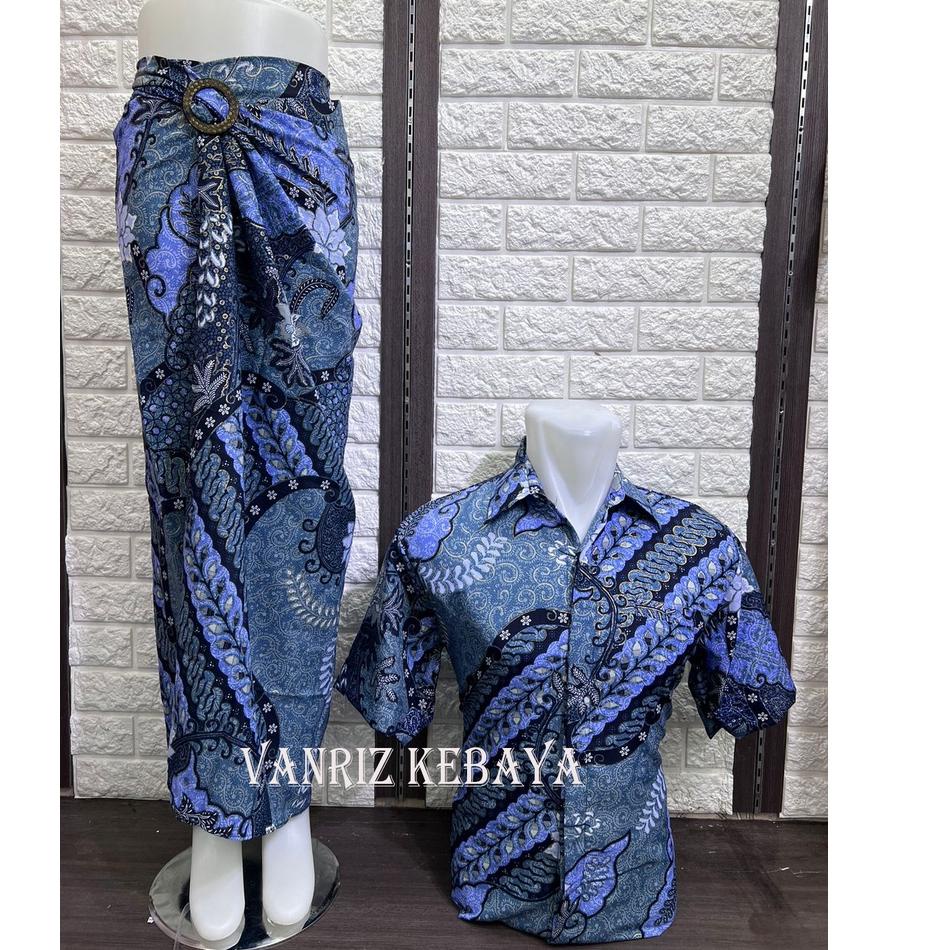 ✫ BATIK COUPLE / BAJU BATIK COUPLE LENGAN PENDEK/ BATIK SET / BATIK LENGAN PENDEK / BATIK COUPLE ROK