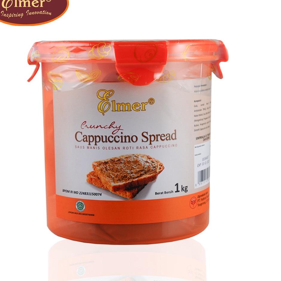 

❋ Elmer Spread Crunchy Cappucino 1 kg | Selai Roti, Kue, Bolu ❈