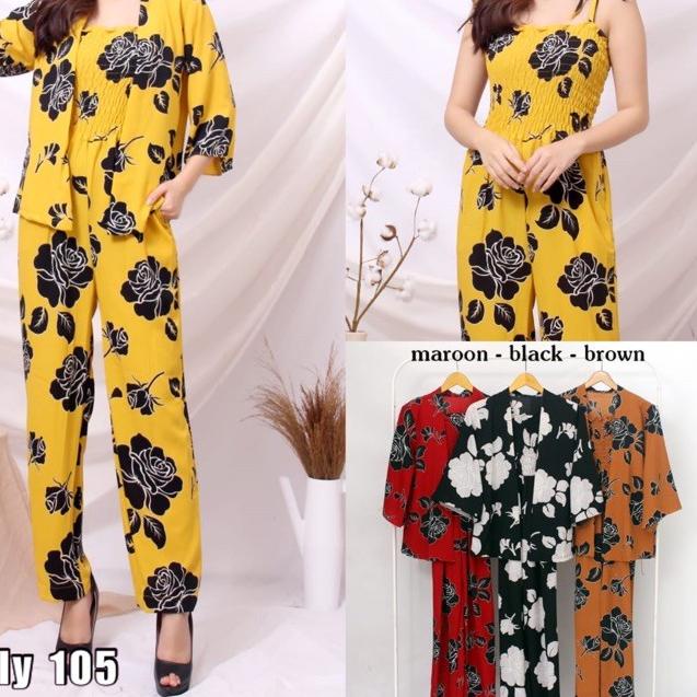 ☋ Set Jumpsuit Overall + Outer Kelly 105 ➧