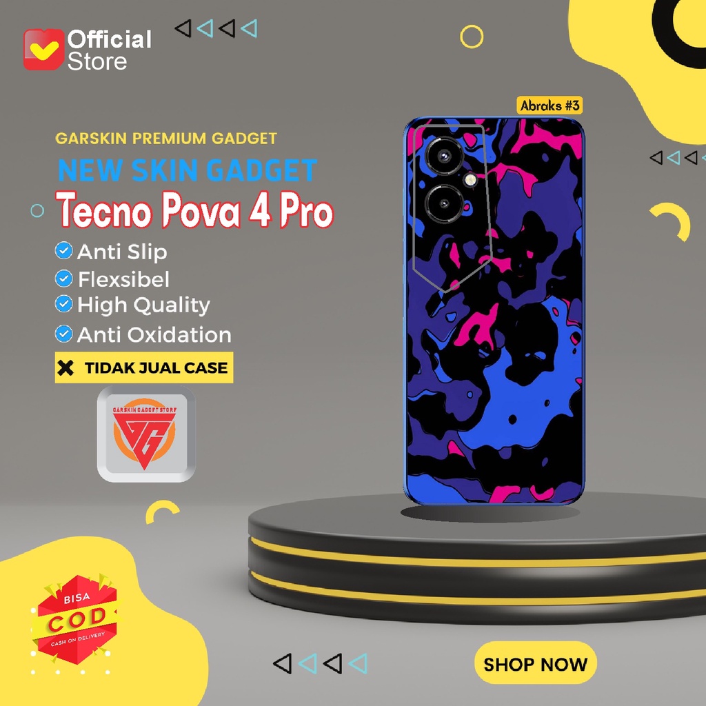 Tecno Pova 4 Pro Garskin Tecno Pova 4 Pro Motif Abraks 2pcs