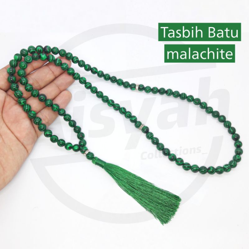 Tasbih Batu Malachite 99