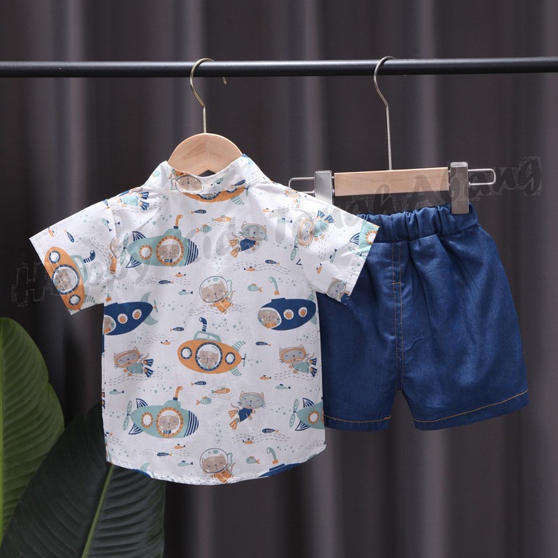 COD KEMEJA ANAK LAKI-LAKI IMPORT / SETELAN KEMEJA ANAK / PAKAIAN ANAK LAKI LAKI KEREN / GROSIR BAJU ANAK ASTRONOT 0-4TAHUN