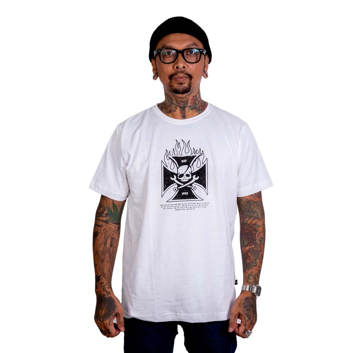 Original SID MERCH| KAOS| BURNING| BURNING WT Unisex