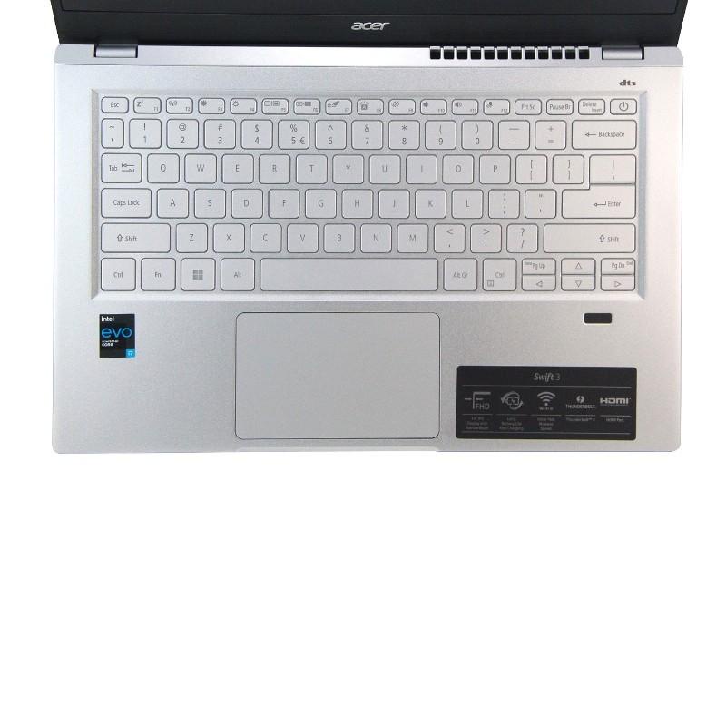 TEKNO KITA - ACER SWIFT 3 SF314-511-79WU - CORE I7-1165G7 - RAM 8GB - SSD 512GB - INTEL IRIS XE GRAPHICS - WIFI 6 - SUPPORT THUNDERBOLT 4 - FINGER PRINT - BACKLIGHT KEYBOARD - 14&quot; FHD IPS - PURE SILVER - WINDOWS 11 ORIGINAL - GARANSI 1 TAHUN++