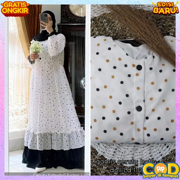 Games Terbaru Gmis Wnta Jumbo Terbaru 2023 Gamis Murah Kekinian Drees Muslim Dres Mewah Premium Long