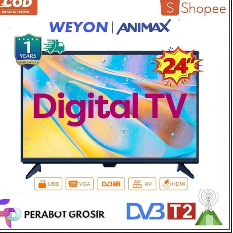 [953J] Weyon Animex TV 24 inch HD Ready LED DIGITAL TV