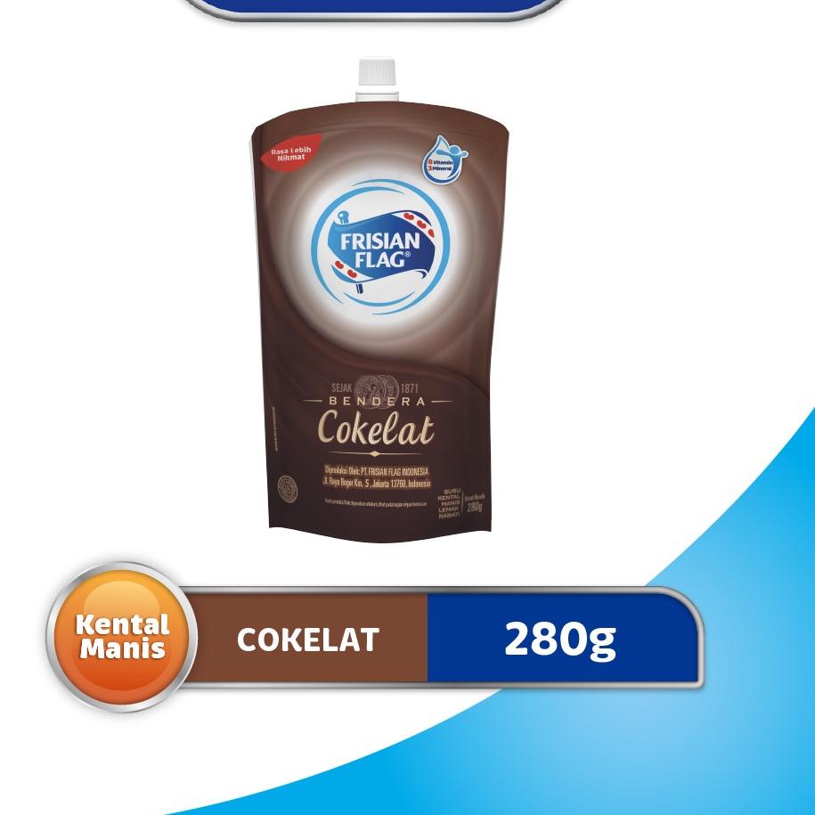 

Terbaru Frisian Flag Bendera Kental Manis Cokelat Pouch 280g