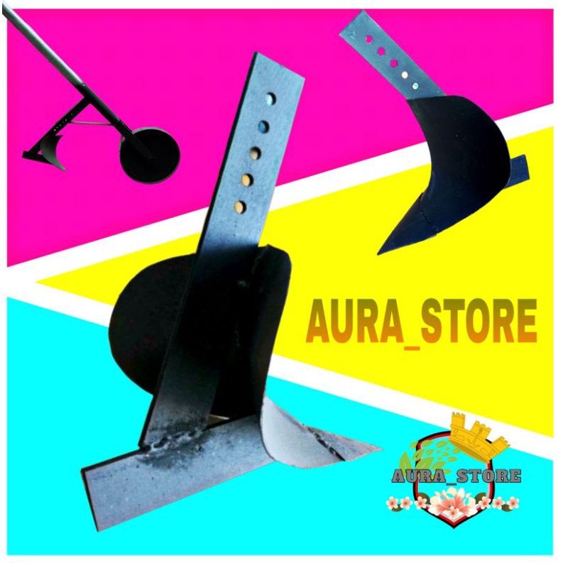 NEW PRODUCT SINGKAL BAJAK DOUBLE + (BONUS) SINGKAL KUPU DOUBLE BLADE PORTABEL PERTANIAN GREEN LEAF