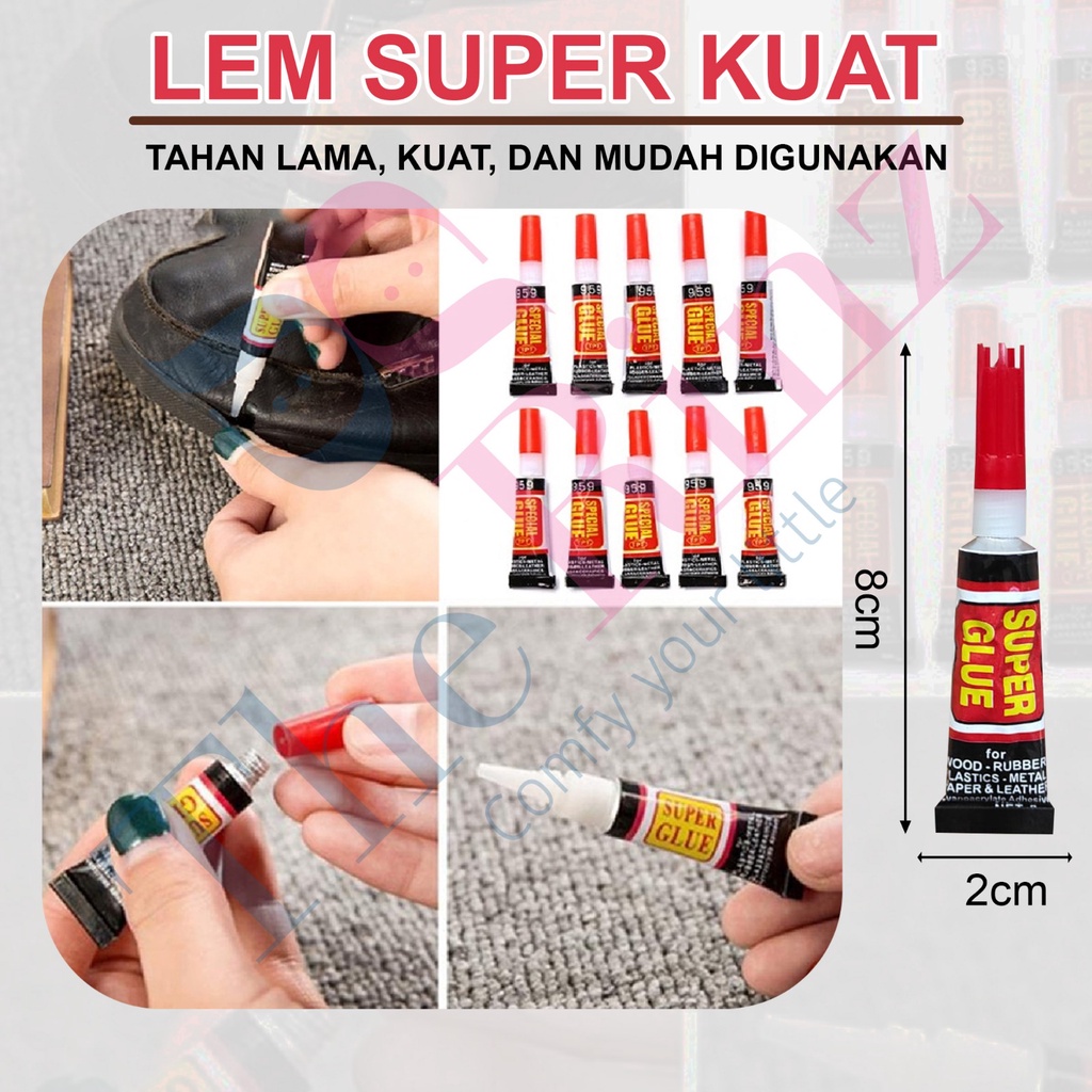 

Lem Super Cair Lem Logam Karet Kayu Kulit