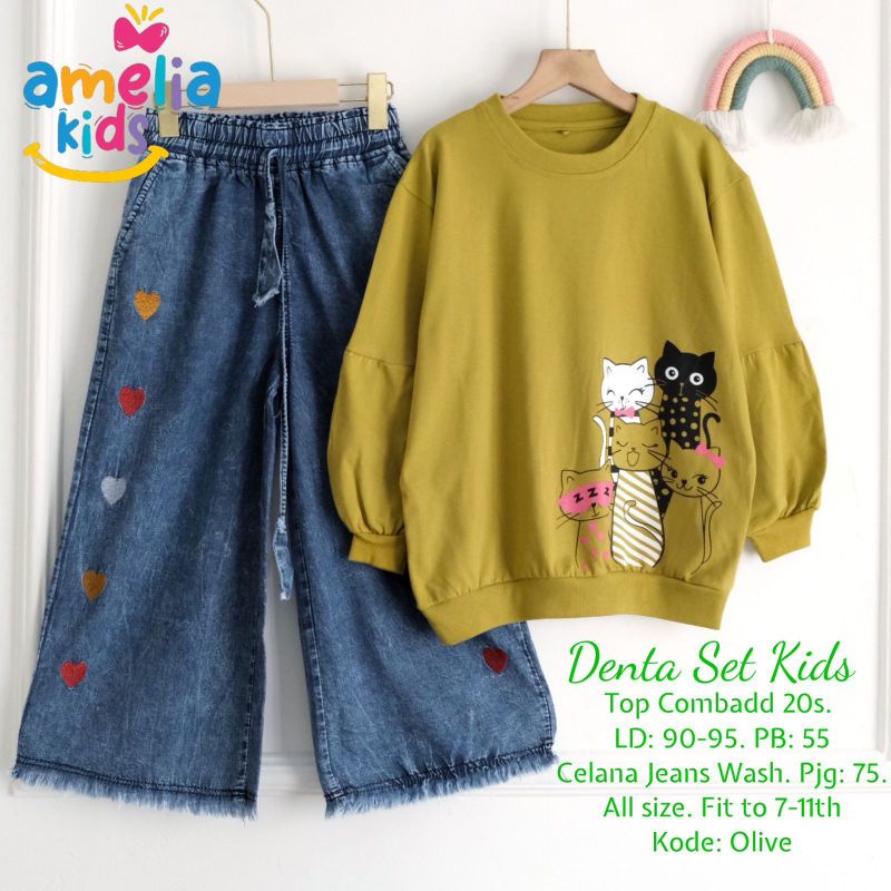 Denta setelan kids ORI Amelia kids