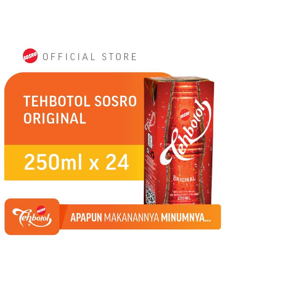 

❋ Tehbotol Sosro kotak 250 ml Original isi 24 Pcs ♝