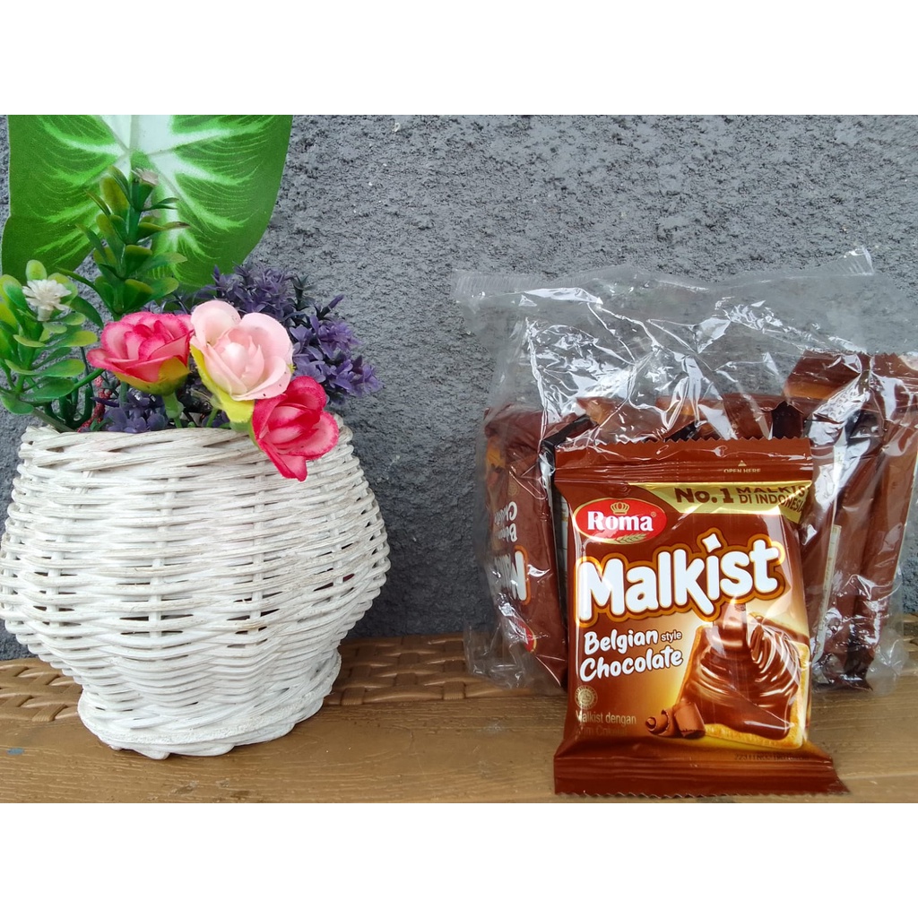 

Roma Malkist Belgian Chocolate 10 x 18 gram/Snack Bingkisan Anak