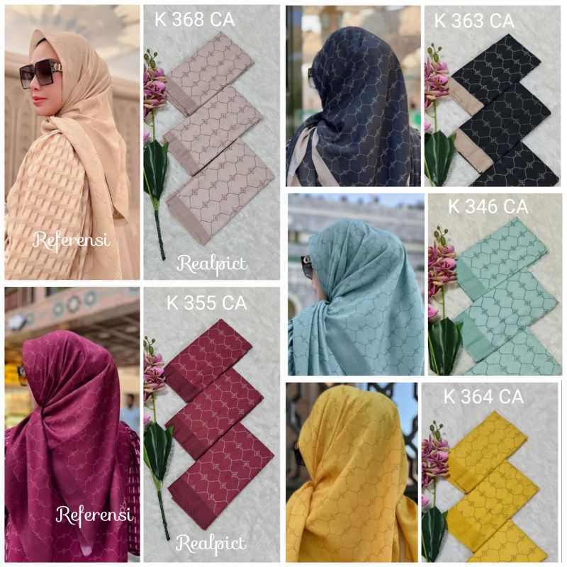 jilbab voal motif premium laser cut terbaru