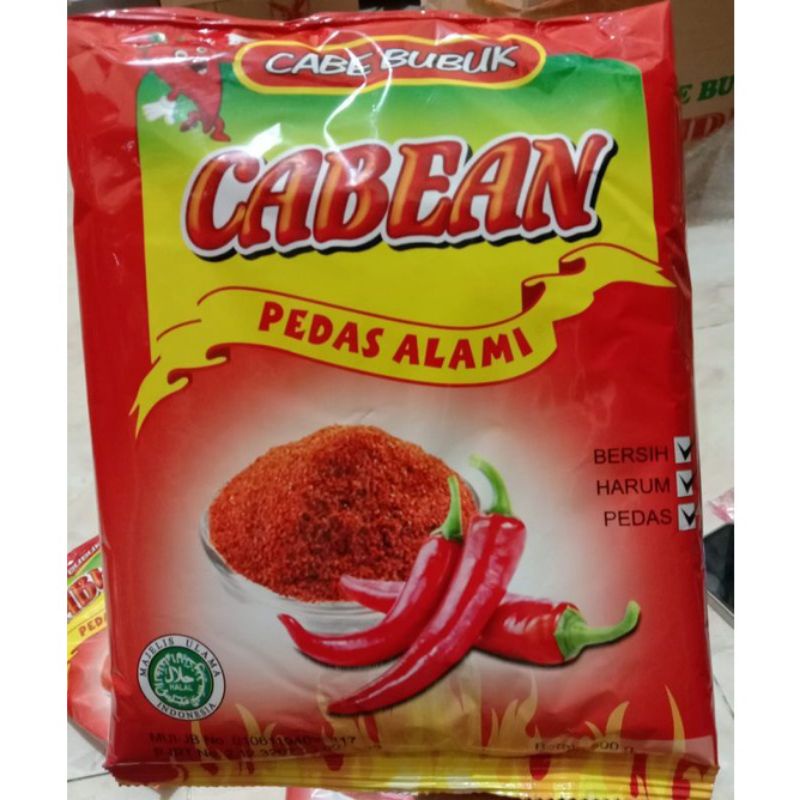 

cabean cabe bubuk alam