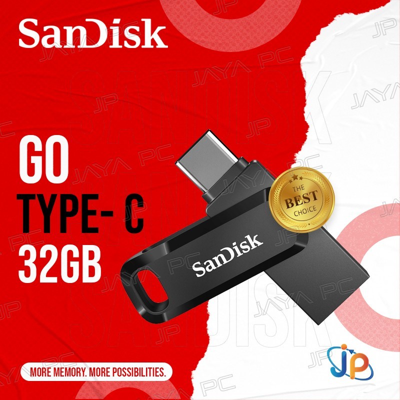 FlashDisk Sandisk Ultra GO OTG Type-C 32GB - Flash Disk 32 GB USB 3.1