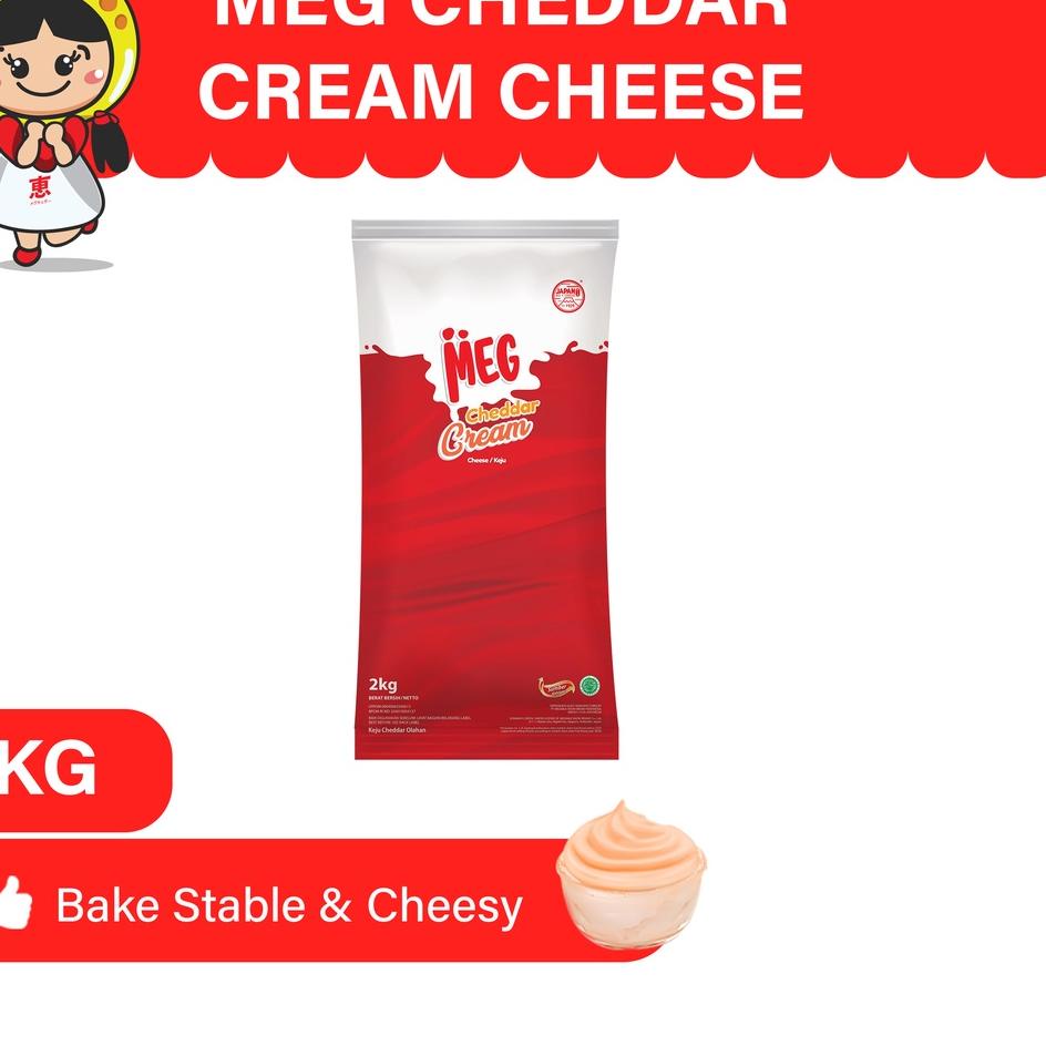 

TERBARU MEG Cheddar Cream Keju 2 Kg