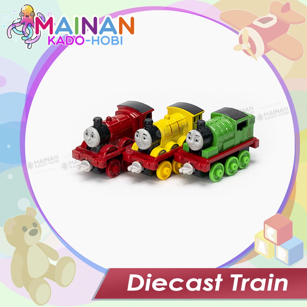 HADIAH ULANG TAHUN MAINAN ANAK DIECAST TRAIN MINIATUR KERETA API