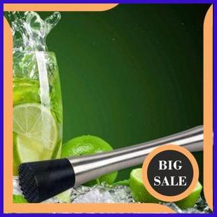 

perkakas Stainles Bar Muddler Cocktail Muddler Tumbukan Penumbuk Buah Mojito 1F3B23