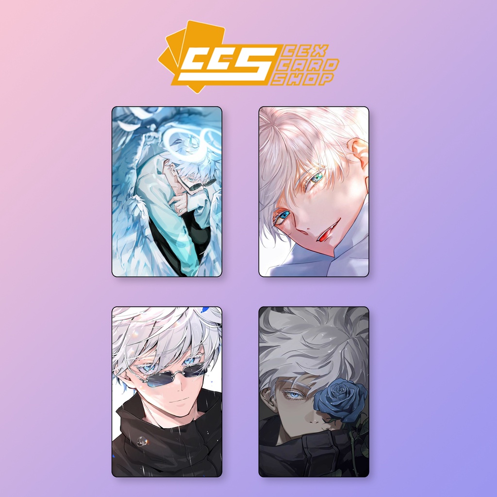 Photocard Anime Gojo Satoru Jujutsu Kaisen