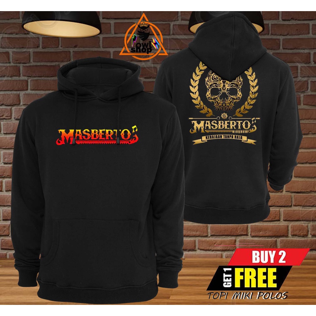 Jaket Sweater Hoodie MASBERTO Keren Pria & Wanita