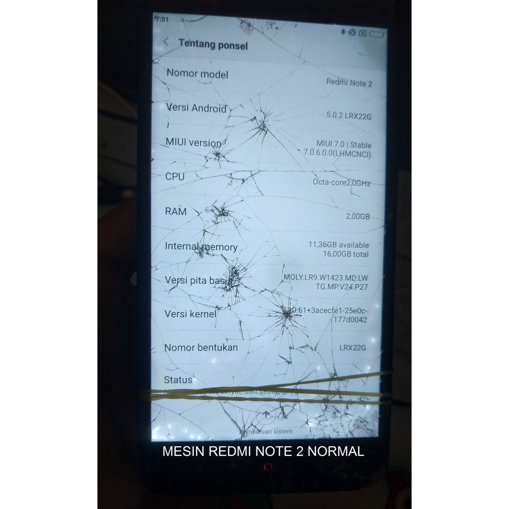 Mesin Normal Redmi Note 2