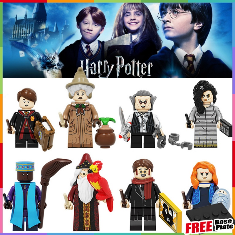 Harry Potter Dumbledore Pomona James Potter Minifigures Hogwarts Lily Griphook Ilmu Sihir Witchrdry ​Figura Mini