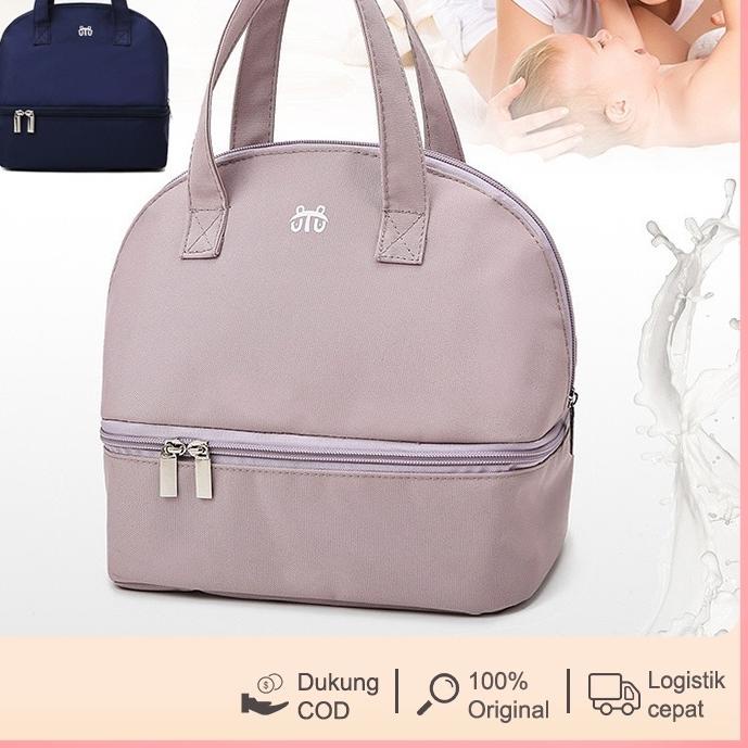 ♨ tas bayi multifungsi kecil/Cooler Bag ASI/diapers bag/Tas Penyimpanan ASI tahan air/Tas mumi ●