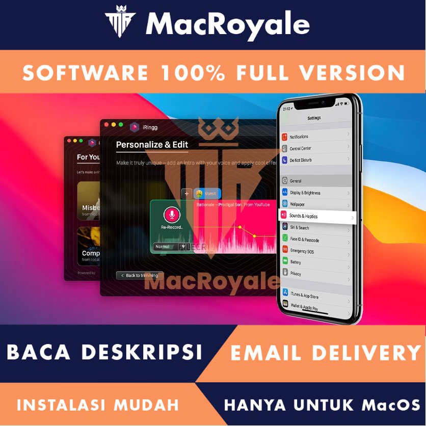 [MacOS] iRingg Full Version Lifetime Full Garansi