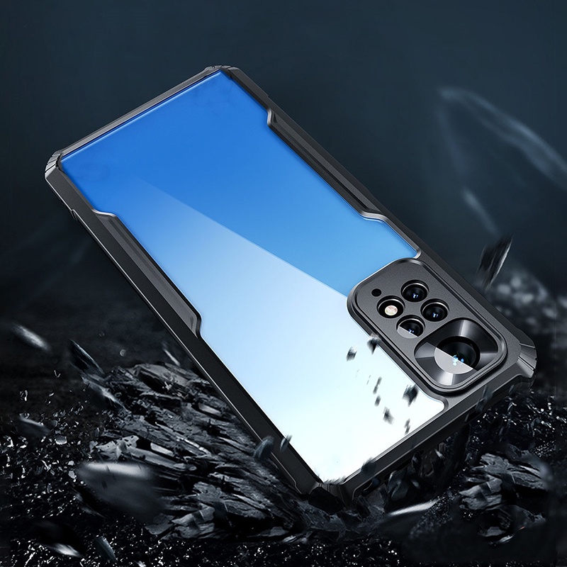 Softcase Xiaomi Redmi Note 11 Pro / Note 11S / Note 11 4G 5G Casing Clear Armor Bumper Transparant ShockProof Soft case