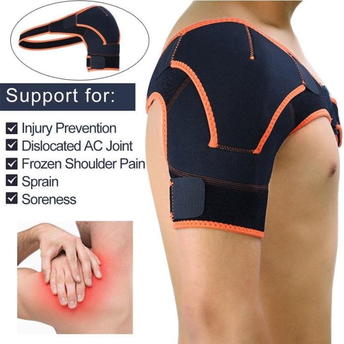 Shoulder Support / Shoulder Brace / Penyangga Bahu / Deker Bahu /Alkes