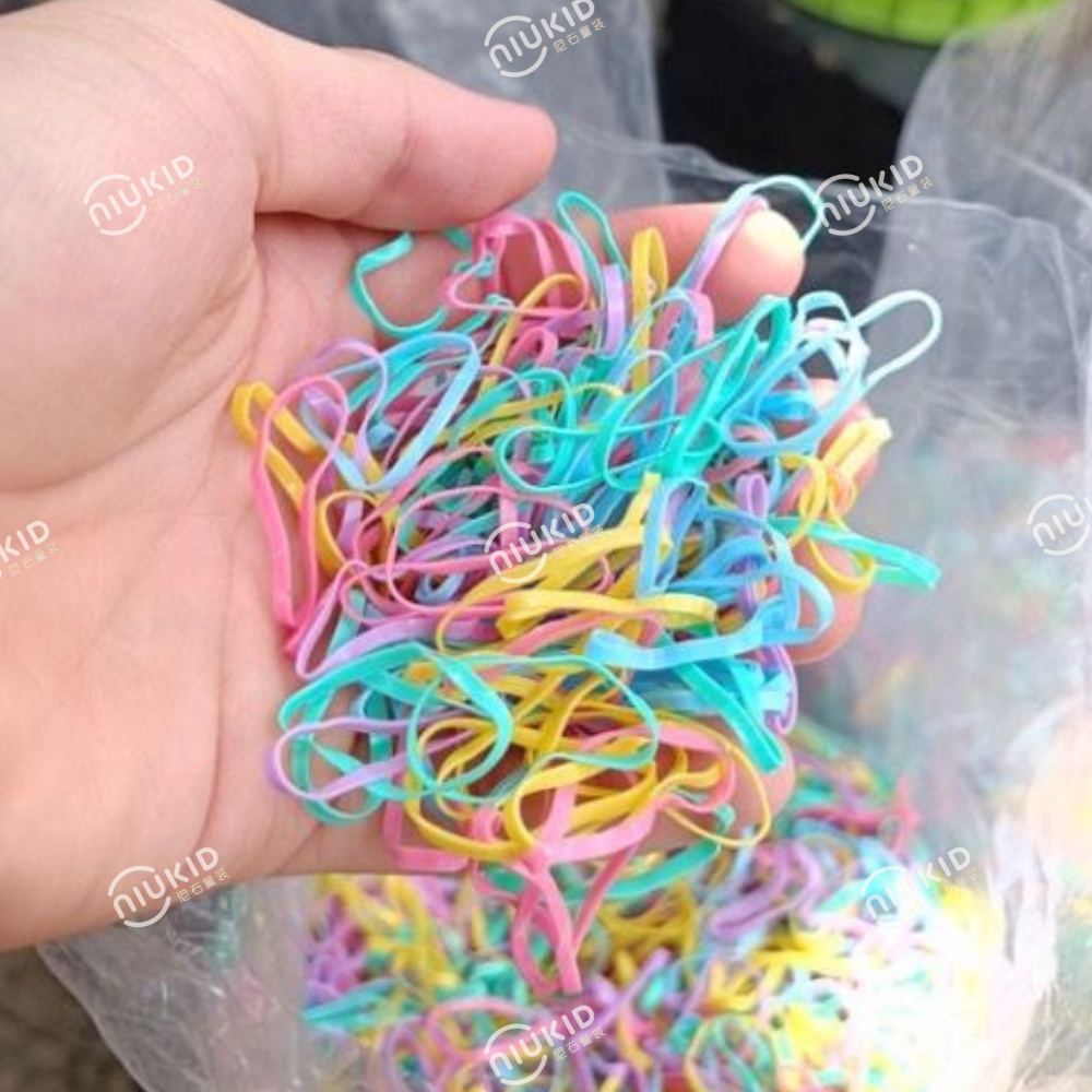 NIUKID IKAT RAMBUT KARET KARET JEPANG ELASTIS WARNA WARNI